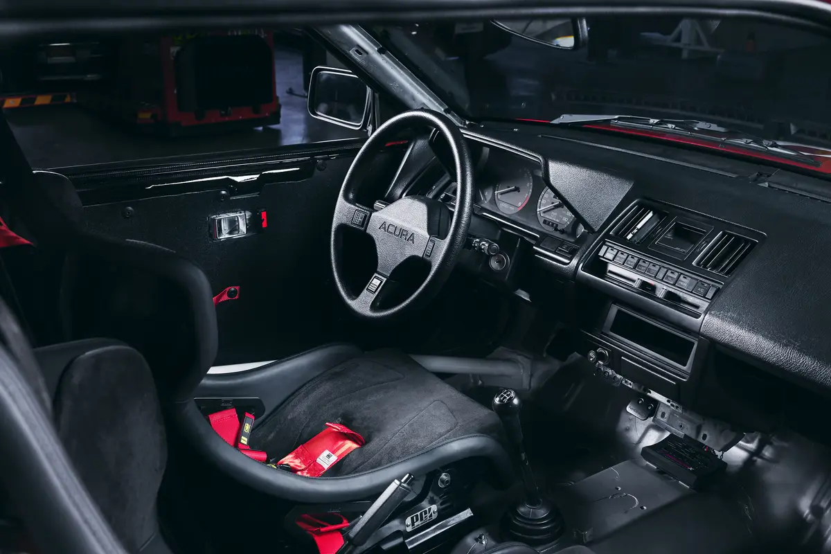 ホンダが復刻した初代（アキュラ）インテグラのレーシングカー（インテリア）