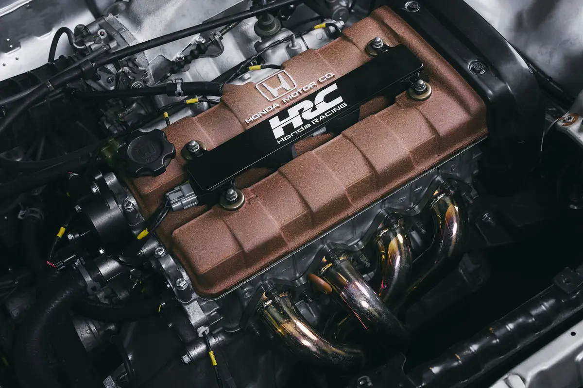 ホンダが復刻した初代（アキュラ）インテグラのレーシングカー（エンジン）