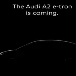 アウディA2e-tronのティーザー画像