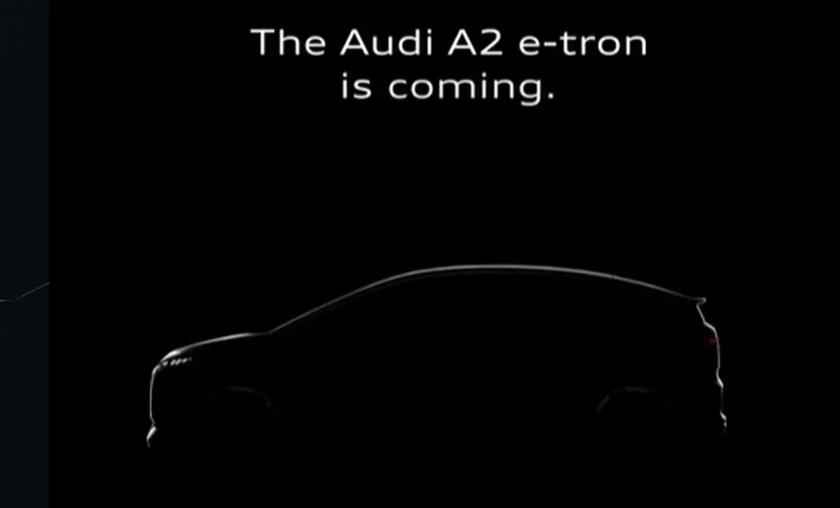アウディA2e-tronのティーザー画像