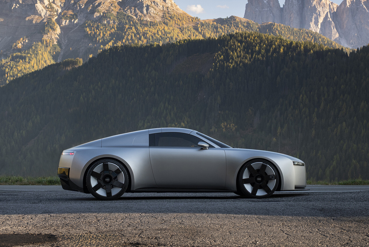アウディ コンセプトCの外観～サイド画像