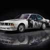 ロバート・ラウシェンバーグ版 BMW 635CSi アートカーのフロント