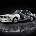 ロバート・ラウシェンバーグ版 BMW 635CSi アートカーのフロント