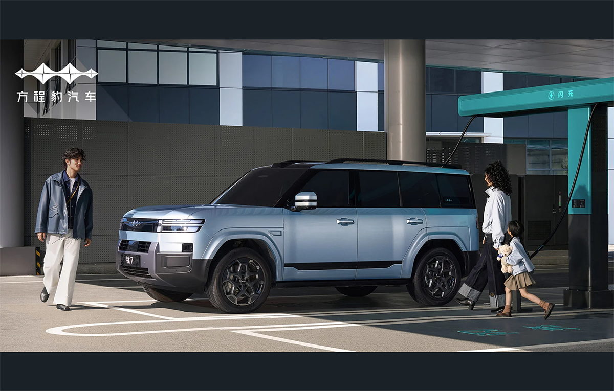 BYDの高級ブランド、ファンチェンバオ（方程豹 / FangChengBao）、Ti7（BAO7）のフラッシュ充電