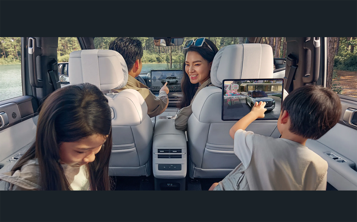 BYDの高級ブランド、ファンチェンバオ（方程豹 / FangChengBao）、Ti7（BAO7）のインテリア