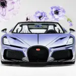 ブガッティ W16ミストラルのワンオフモデル「キャロライン」フロント正面