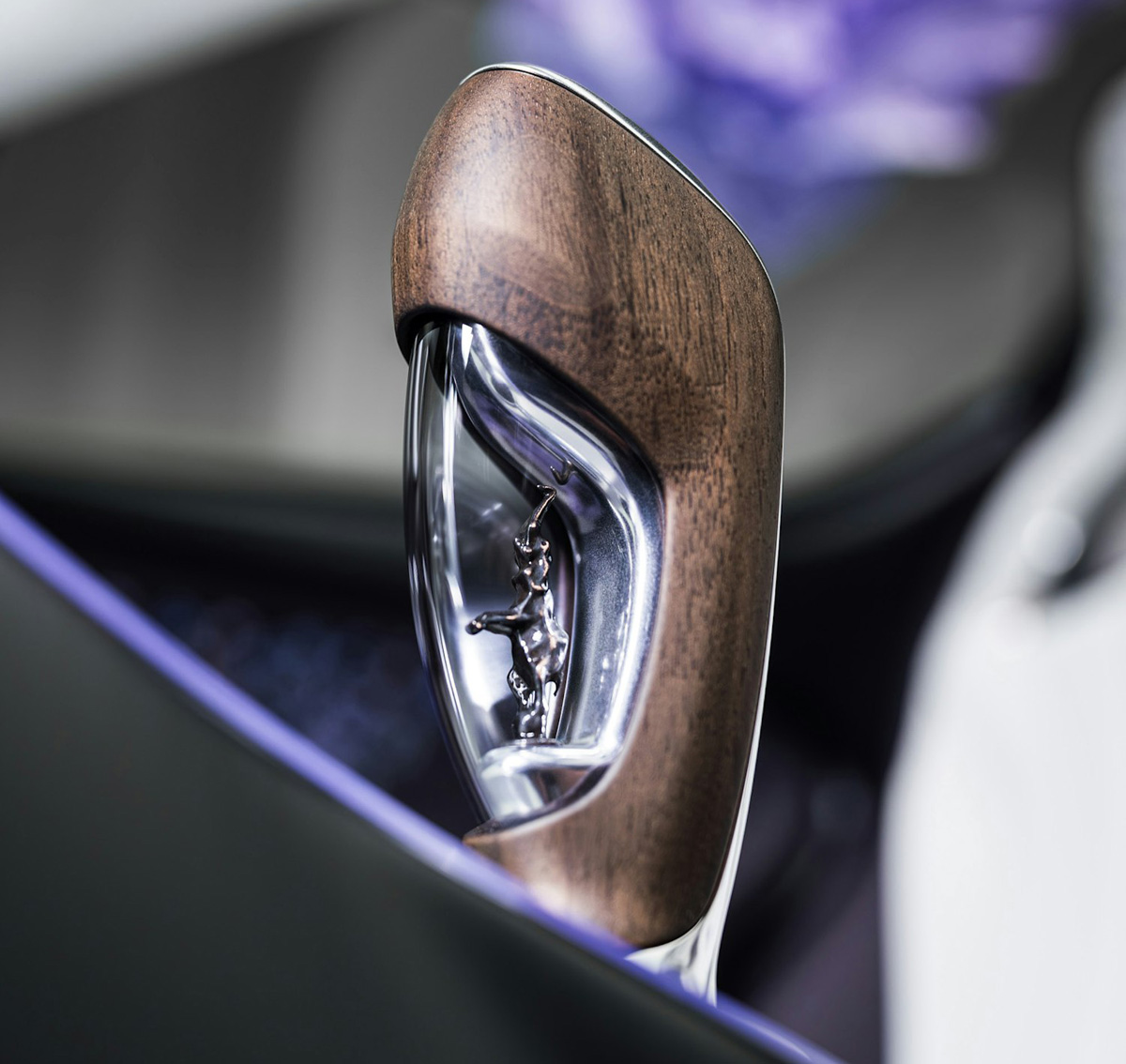 ブガッティ W16ミストラルのワンオフモデル「キャロライン」インテリア〜「ダンシング・エレファント」