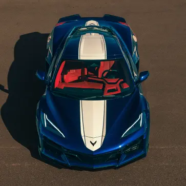 シボレー コルベット グランスポーツの正面図