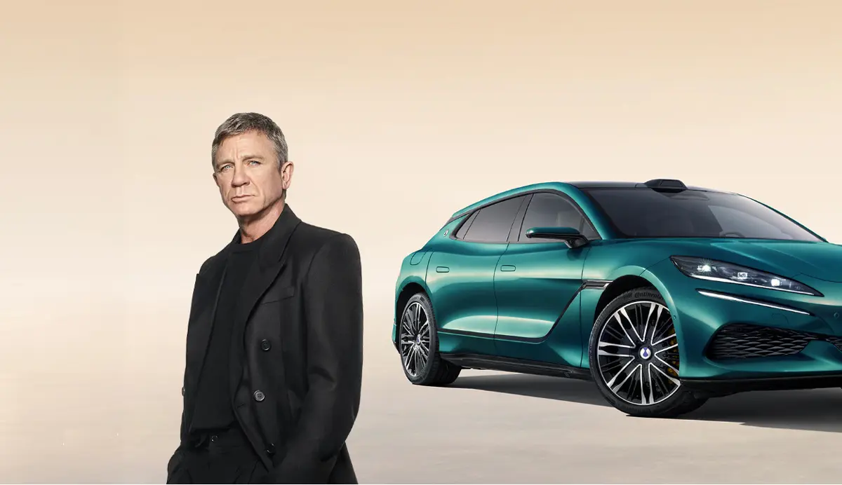 BYD傘下のブランド、DENZA（デンザ）とのパートナーシップ契約を締結したダニエル・クレイグ