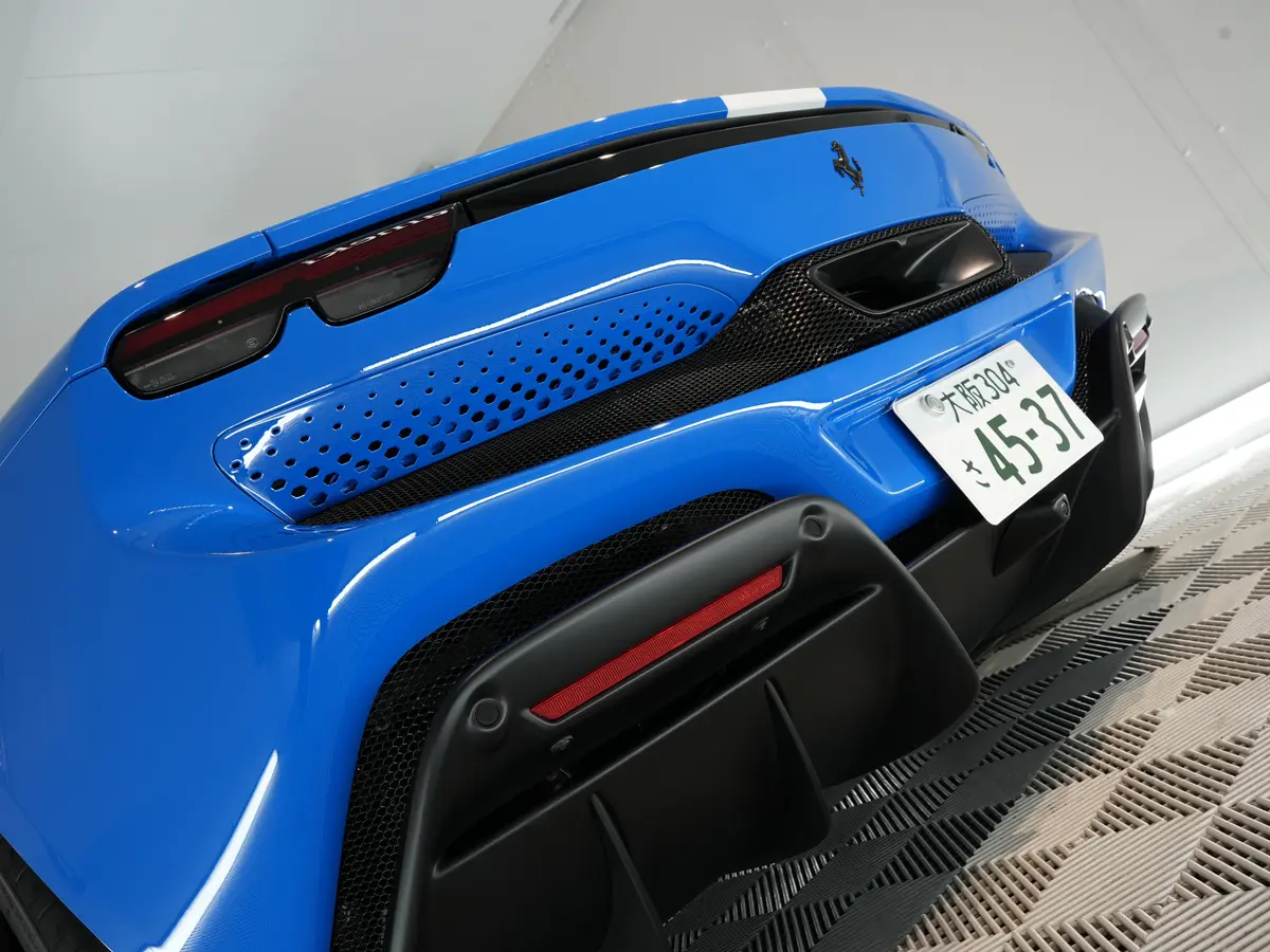 フェラーリ296GTBのリアディフューザー