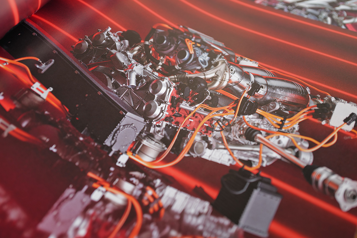 フェラーリ296GTB / 296GTSのV6ターボエンジン