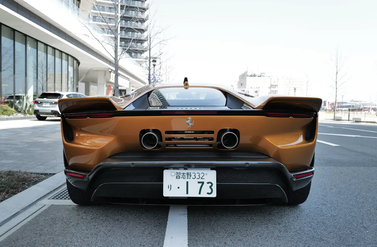 フェラーリ849テスタロッサのリア