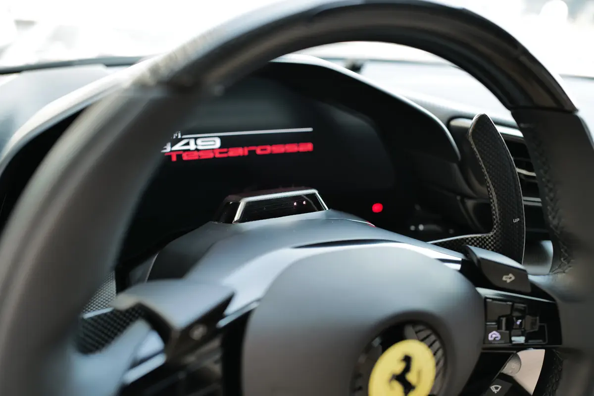 フェラーリ849テスタロッサのインテリア〜メーター