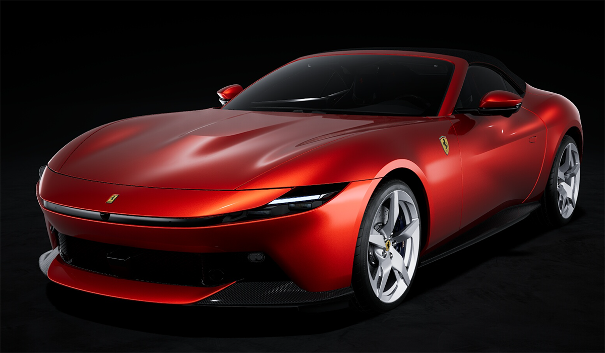 フェラーリ アマルフィ スパイダーのカーコンフィギュレーター～ボディカラーのカラーバリエーション（レッド）