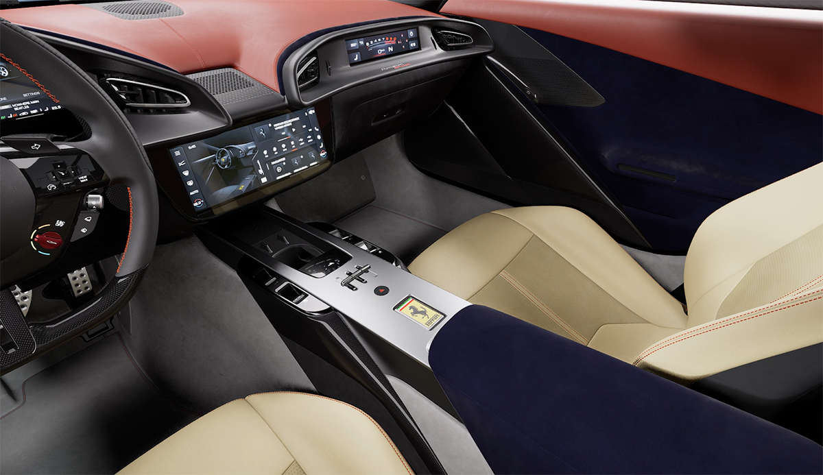 フェラーリ アマルフィ スパイダーのカーコンフィギュレーター～インテリアカラーの選択肢～全景