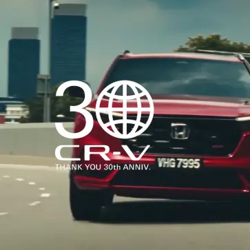 ホンダCR-V「誕生30周年記念」動画より現行CR-Vのフロント