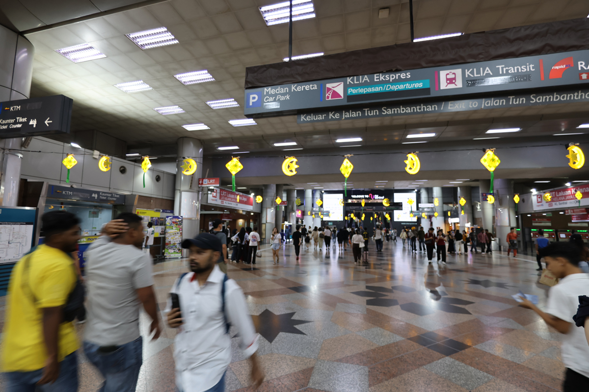 マレーシア クアラルンプールの「KLセントラル」駅