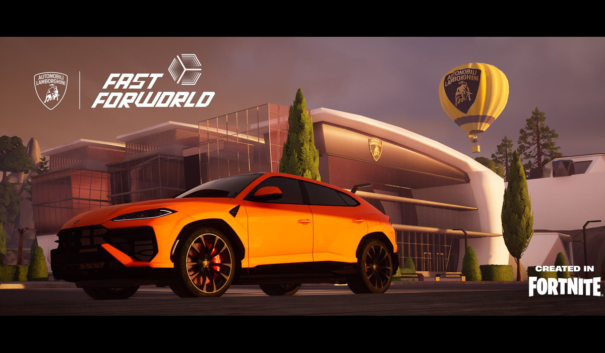 ランボルギーニとフォートナイトとのコラボレーション「オフィシャル画像」