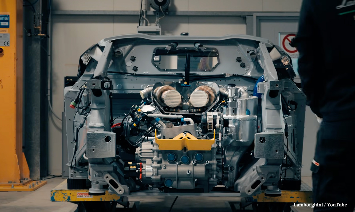 ランボルギーニ テメラリオGT3の車体構造