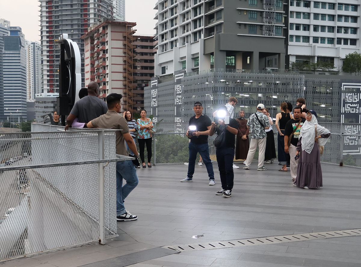 マレーシア クアラルンプールの「サロマリンク」にて