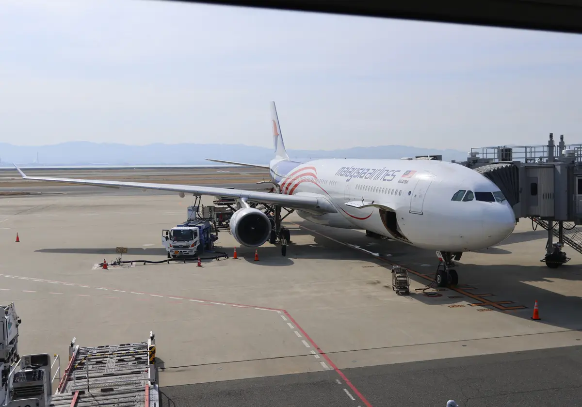 マレーシア航空 MH53便(関西国際空港にて)
