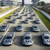 まさに壮観、新型ポルシェ911カップ「120台」が解き放たれる。今シーズンに向けデリバリー完了、その圧倒的速さの正体とは