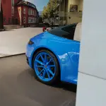 ポルシェ911タルガのリアとホイール（ブルー）