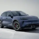 ポルシェ「カイエンS エレクトリック」斜め前からの画像