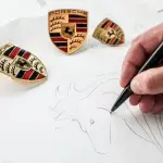 ポルシェのエンブレム（クレスト）