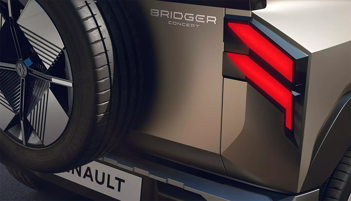 ルノー「ブリッジャー」コンセプト、テールゲートの画像