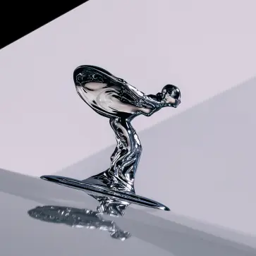 ロールス・ロイスのマスコット、スピリット・オブ・エクスタシーの全景