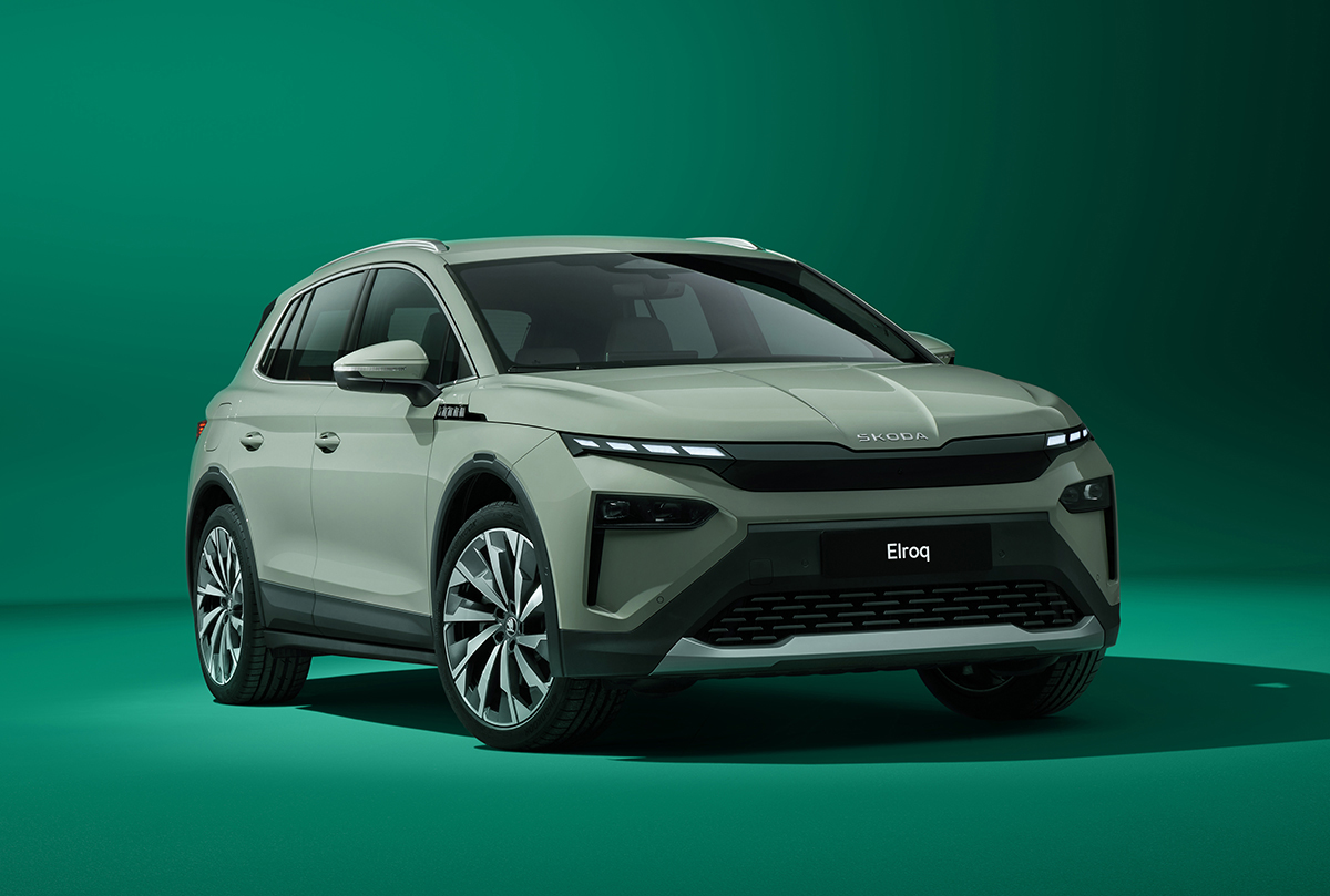 シュコダ・エルロック(停止状態、フロント、グリーン)