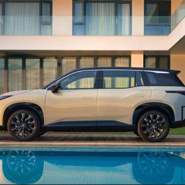 トヨタの中国専売車、bZ3Xのサイドビュー