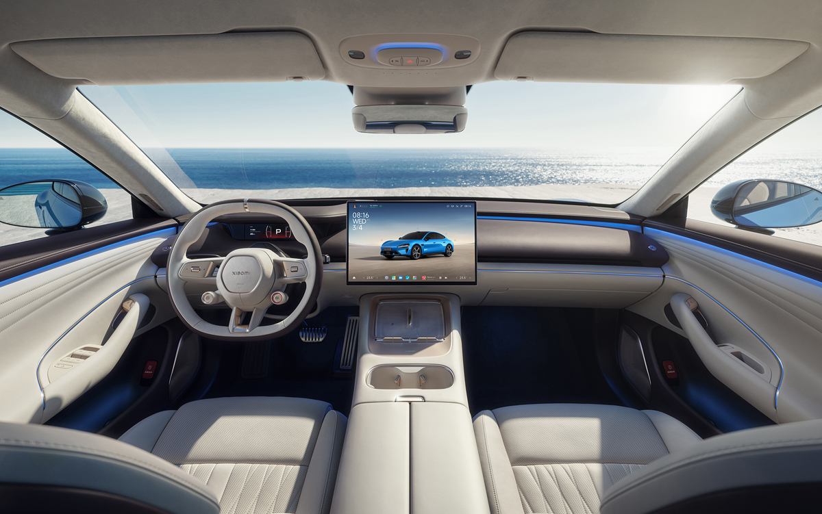 シャオミSU7のインテリア