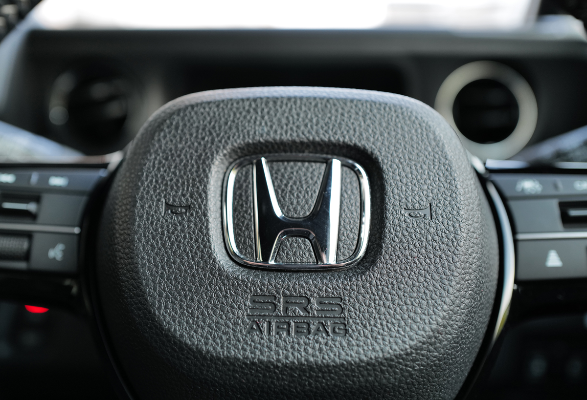 ホンダ N-BOXのステアリングホイール