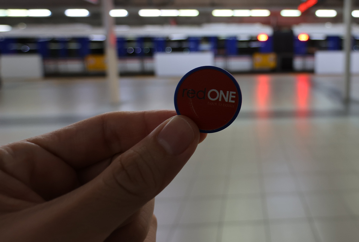 マレーシア旅行記 クアラルンプールの電車に乗る際に使用する「トークン」