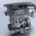 ステランティスが公開した、プジョー用新型1.2リッター3気筒エンジン「ターボ100」
