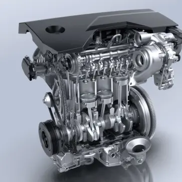 ステランティスが公開した、プジョー用新型1.2リッター3気筒エンジン「ターボ100」