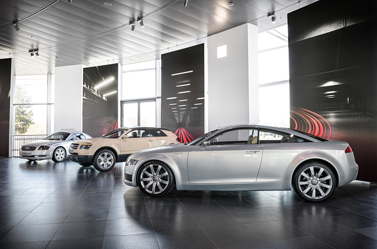 アウディのコンセプトカー「ヌヴォラーリクワトロ」、静止状態