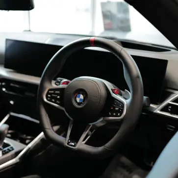 BMW M2のステアリングホイール