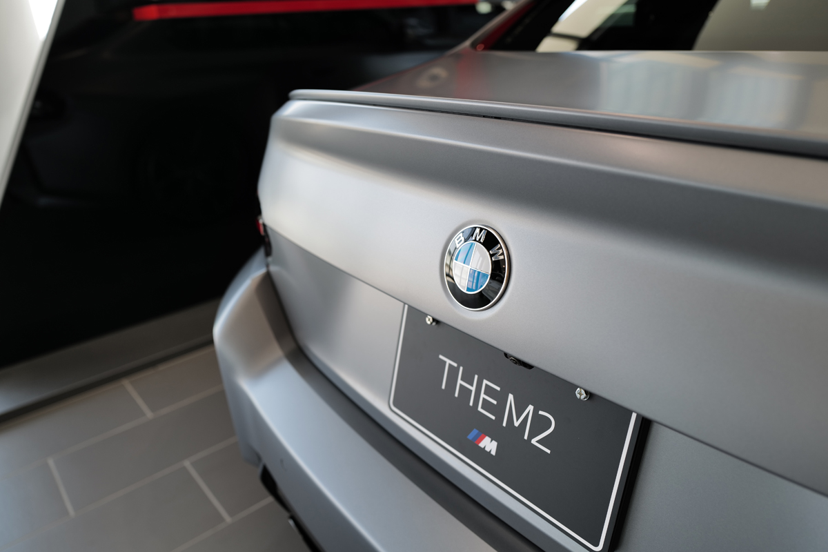 BMW M2のリア（トランク）
