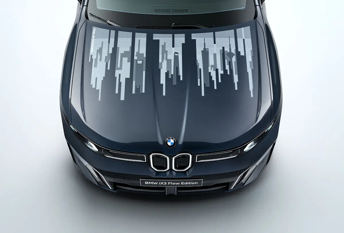 BMW iX「フロー・エディション」のフロント