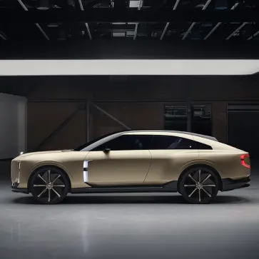 ベントレーのコンセプトカー、EXP 15のエクステリア（サイド、静止）