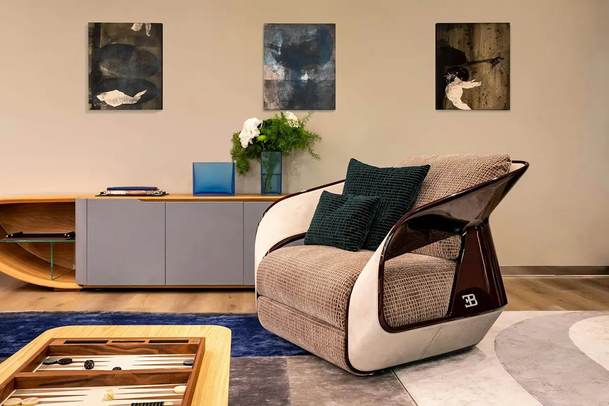 ブガッティの家具コレクション「ブガッティ ホーム」のラインアップ