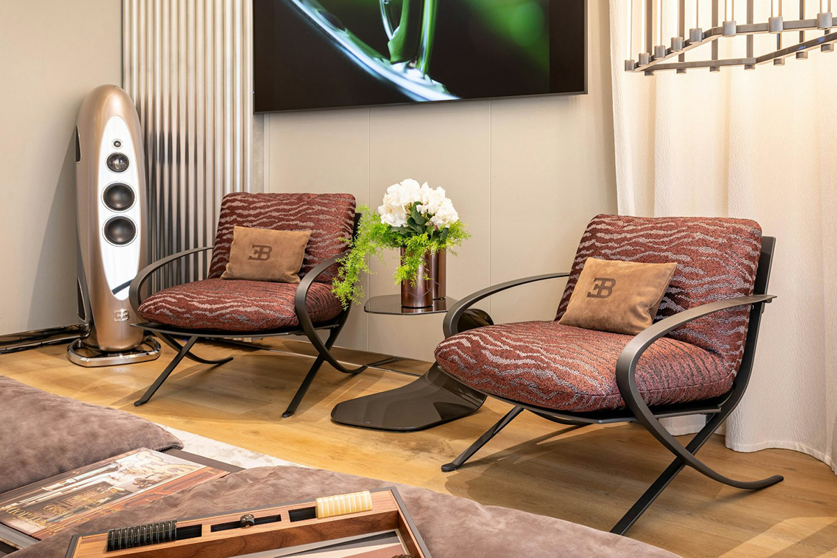 ブガッティの家具コレクション「ブガッティ ホーム」のラインアップ