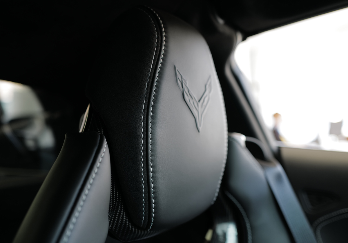 シボレー・コルベット（C8）の　インテリア（シート）