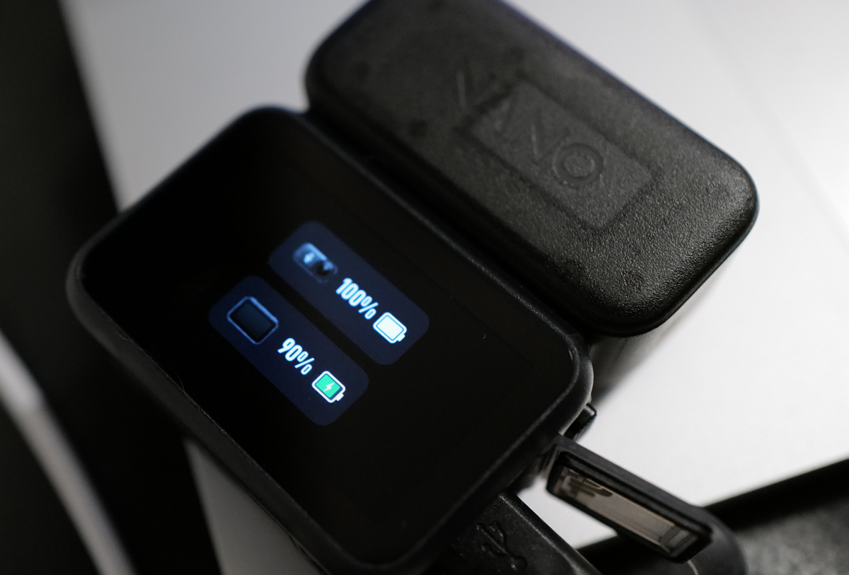 DJI Osmo Nanoの充電インジケーター