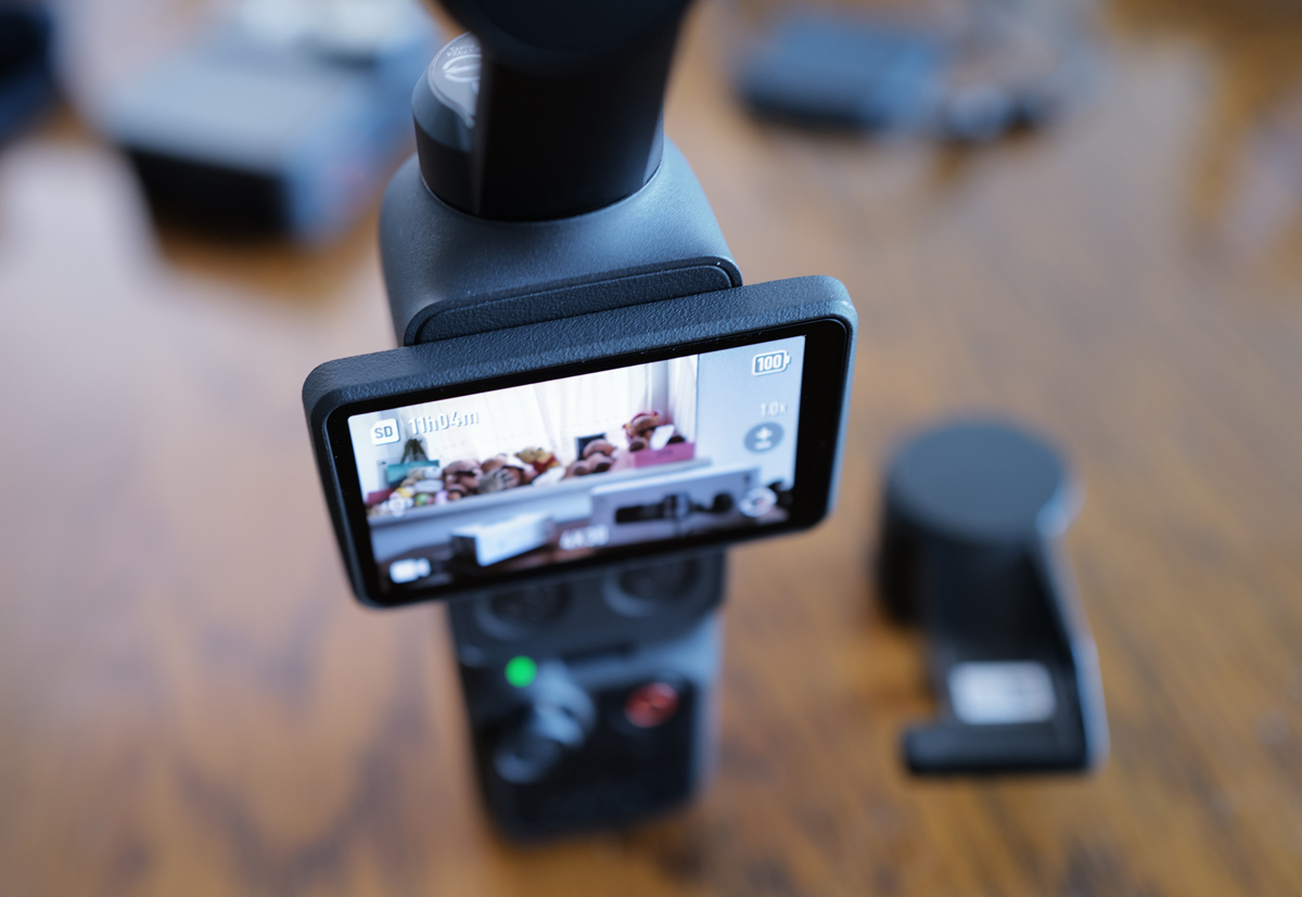 DJI Osmo Pocket4の起動状態