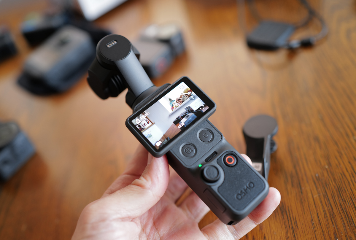 DJI Osmo Pocket4の起動状態