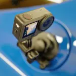 DJI Osmo Action 6 アクションカメラ（車載取付状態）